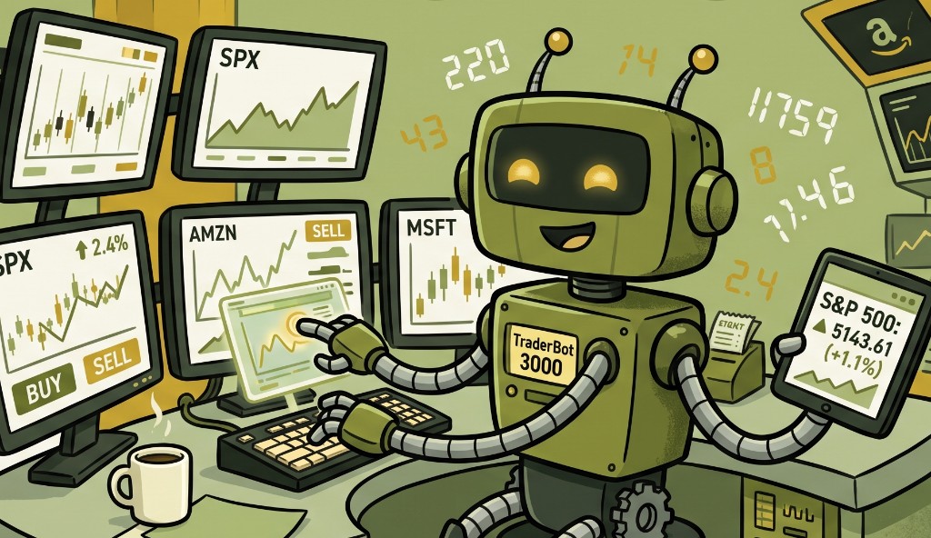 Santana — automated break-and-retest trading system illustration