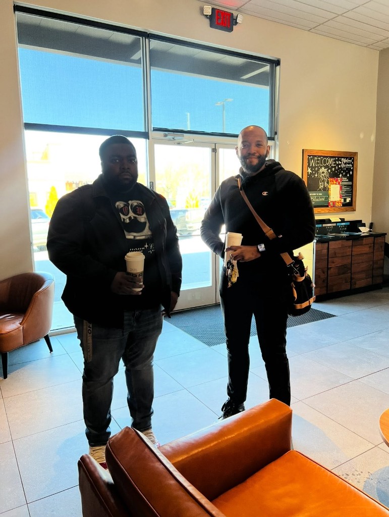 Networking after a tech meetup